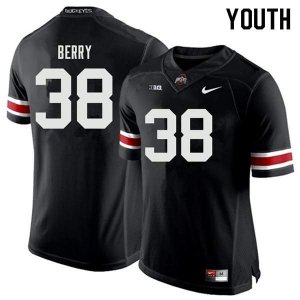 Youth Ohio State Buckeyes #38 Rashod Berry Black Nike NCAA College Football Jersey For Sale HKB6144ZO
